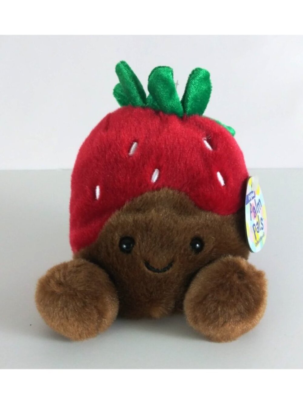 NWT Aurora Palm Pals Valentine Chocolate Strawberry 5" Plush
